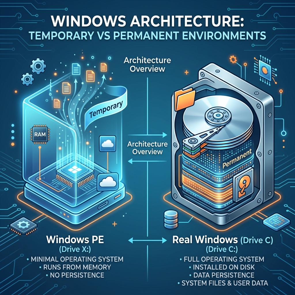 Ghost OS vs Real Windows OS